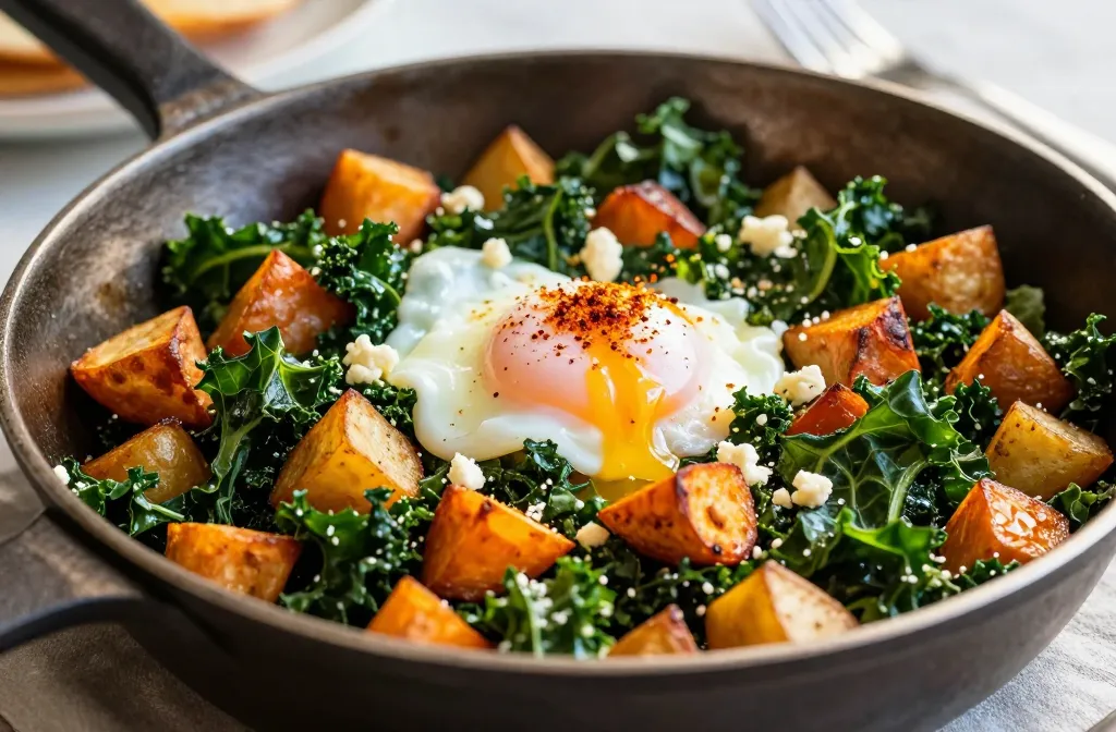 Kale and Sweet Potato Hash Breakfast: Morning Magic