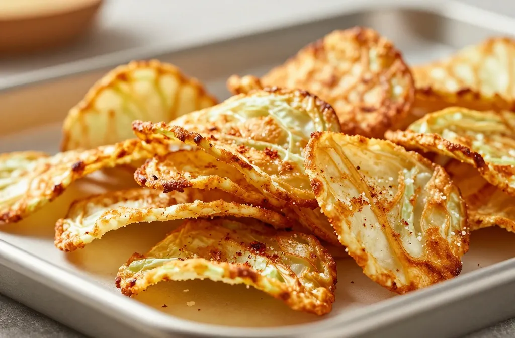 Air Fryer Cabbage Baked Chips: Crispy Snack Revival