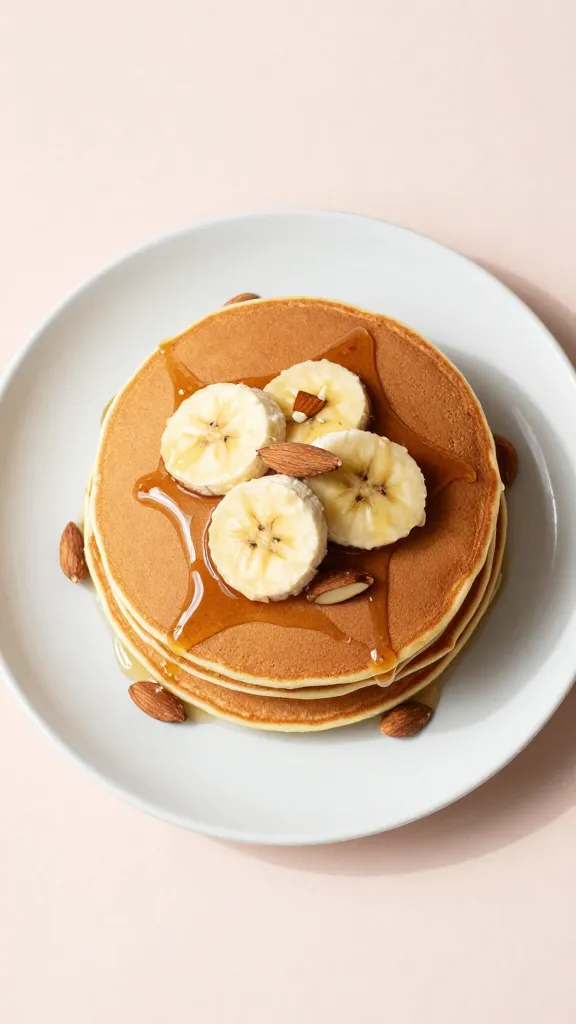 Studio shot of batter bowls: bananas, almond flour, eggs