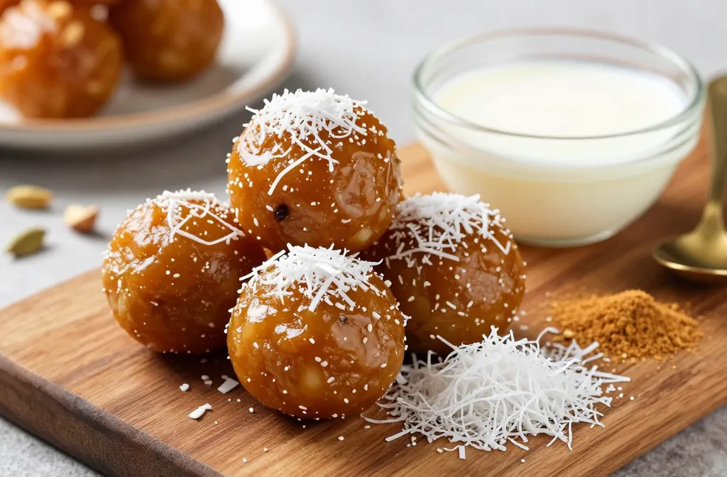 Gluten-Free Coconut Ladoo (Quick Indian Dessert) in Minutes