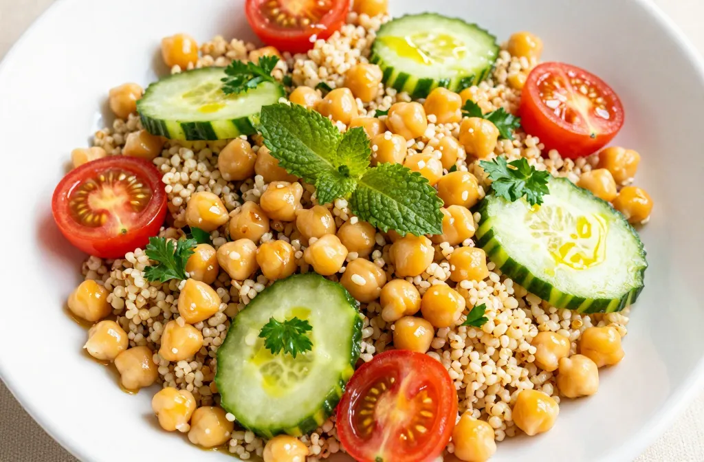 Lemon Quinoa Chickpea Salad: Sunshine in a Bowl