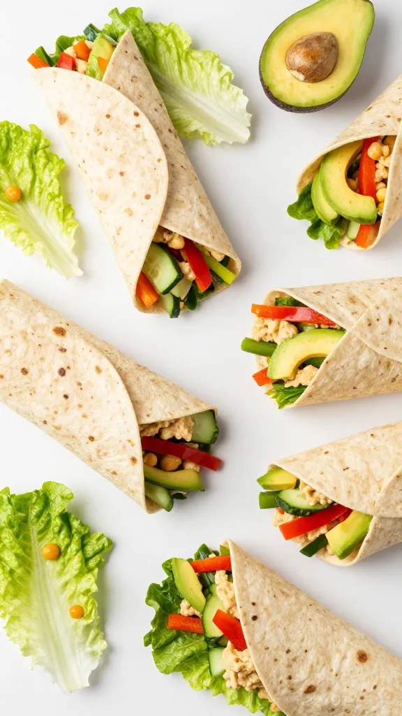 Gluten-free rice flour tortilla on a clean white plate