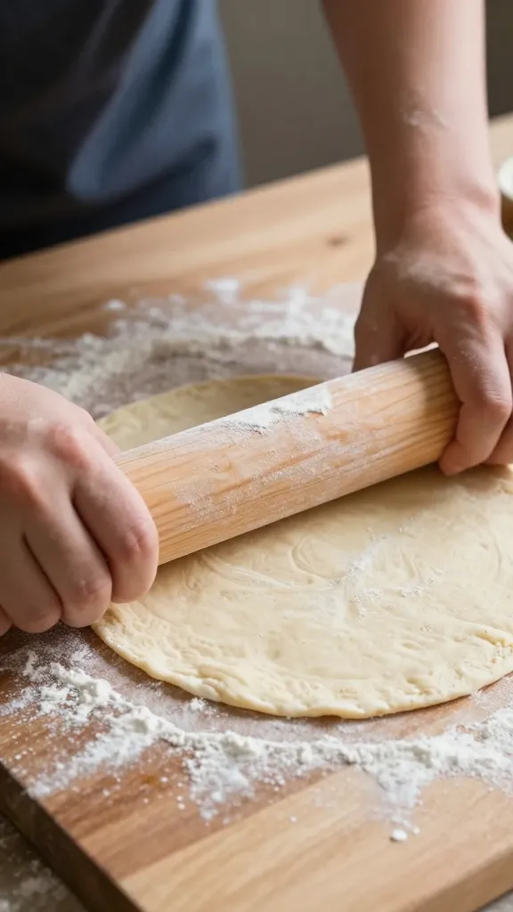 Folded gluten-free tortilla close-up, steam visible
