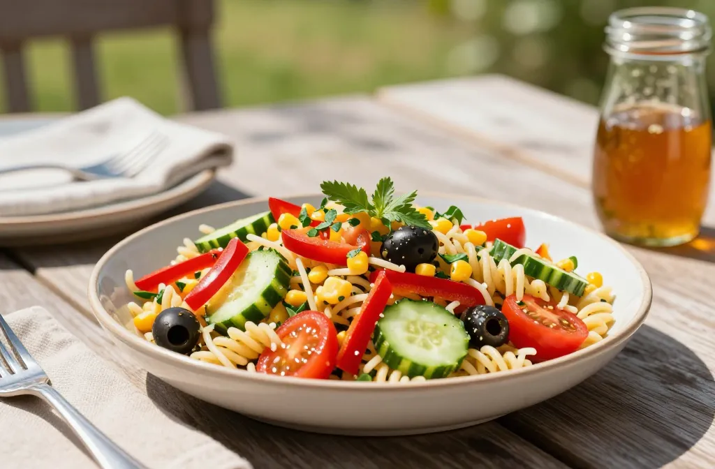 Gluten-Free Pasta Salad (Cold Summer Version) That Pops This Summer