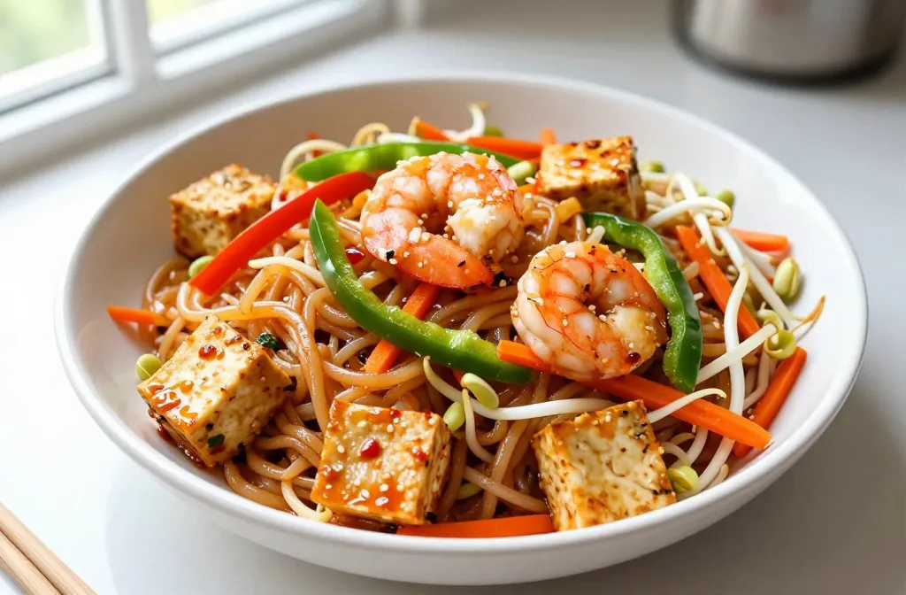 Gluten-Free Pad Thai for Clean Eating (Low Calorie + High Protein) Masterclass