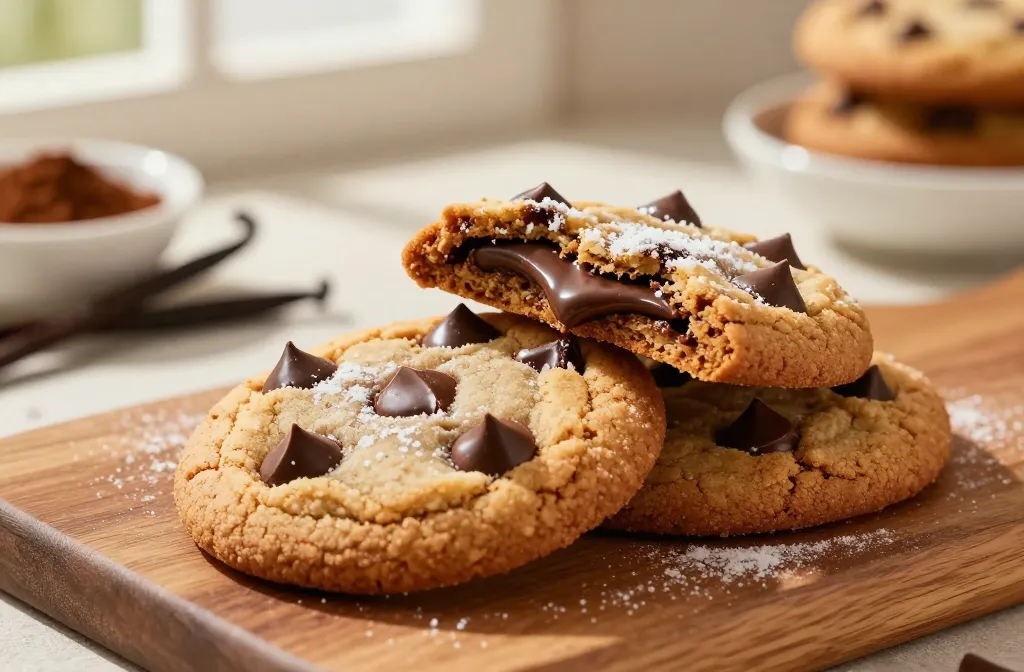 Soft Chewy Gluten Free Chocolate Cookies That Shine