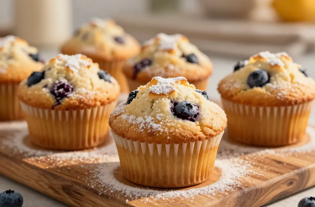 Bakery Style Gluten Free Blueberry Muffins: Bakery-Style Tender Crumb Secret