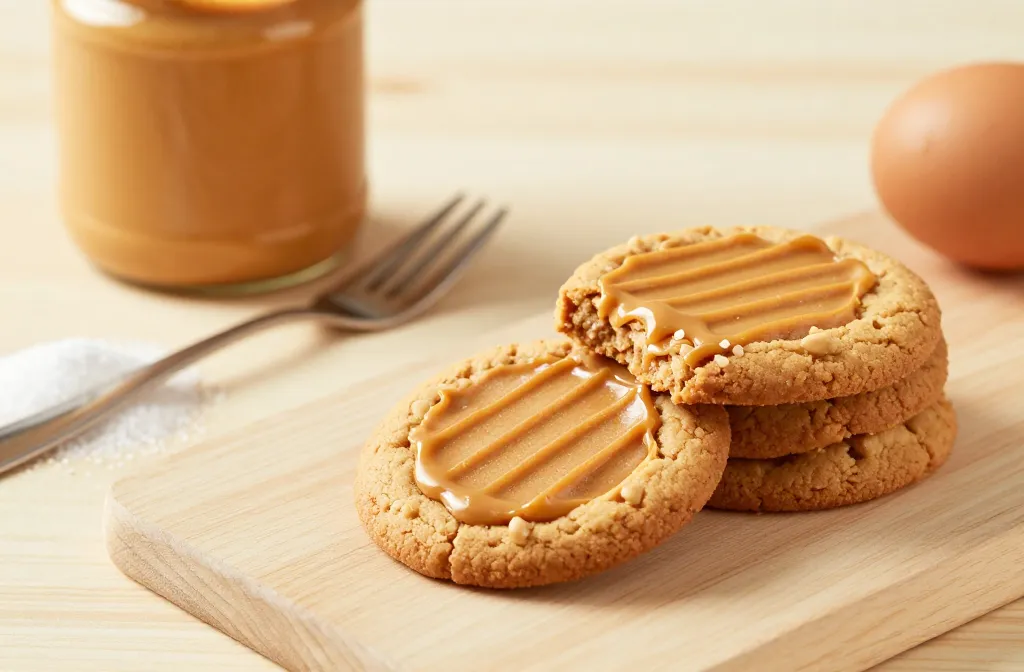 Gluten-Free Peanut Butter Cookies Without Sugar Spikes (3 Ingredients) Easy Chewy Treats