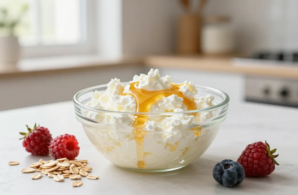 Gluten Free Honey Vanilla Cottage Cheese Bowls: Breakfast Bliss