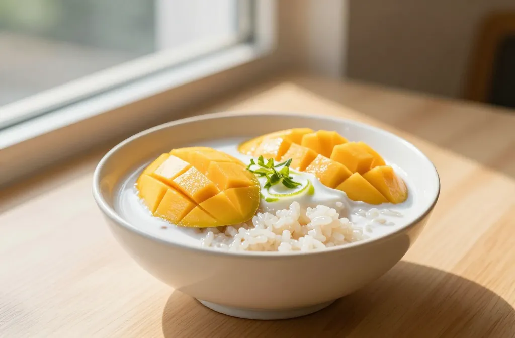 Gluten Free Mango Sticky Rice Breakfast Bowls: Sunrise Joy