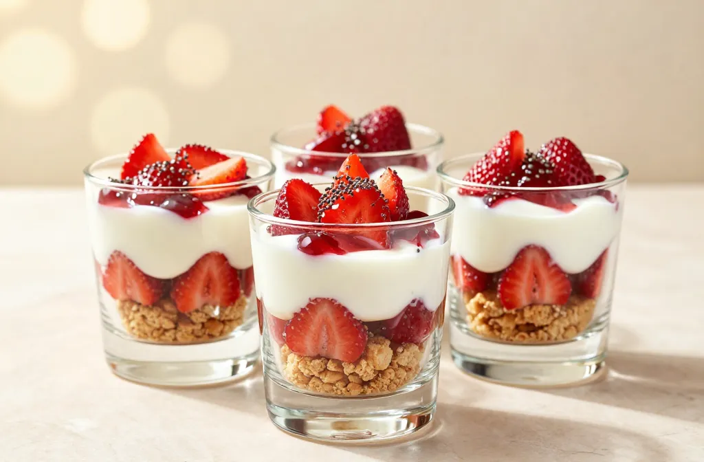 Gluten Free Strawberry Shortcake Chia Cups: Summer in a Glass