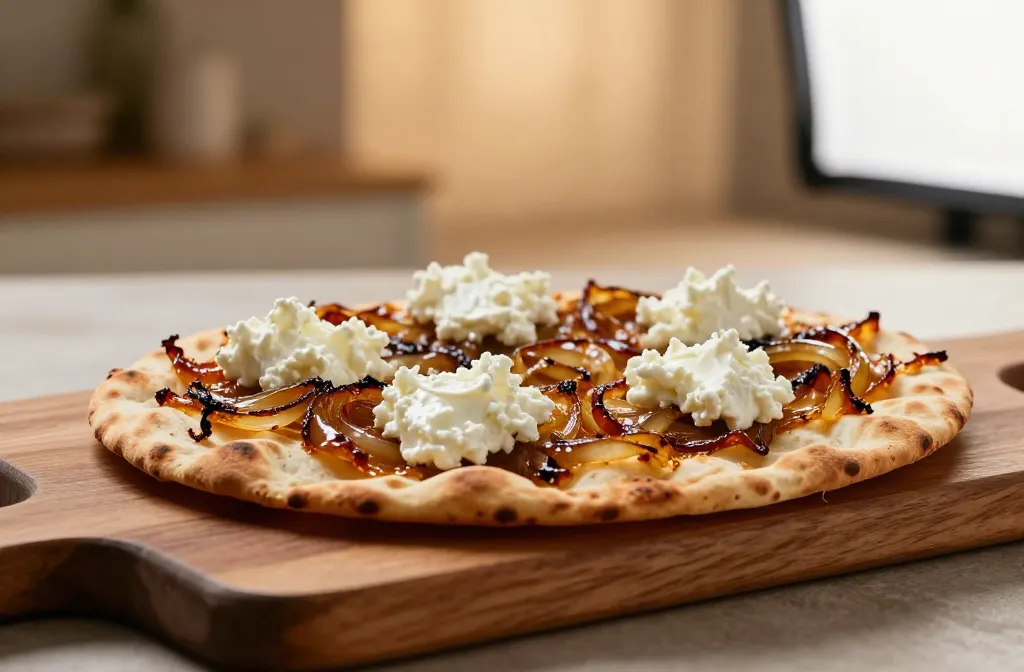 Caramelized Onion Cottage Cheese Flatbread: Irresistible Weeknight Vibe