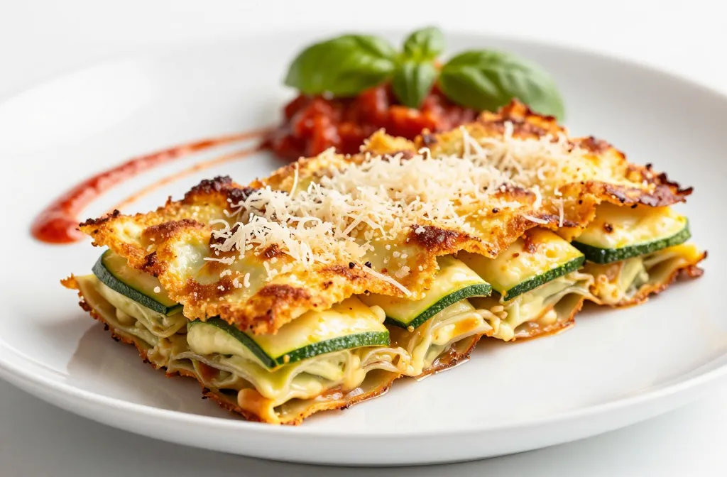 Crispy Parmesan Zucchini Lasagna Stacks: Weeknight Wow