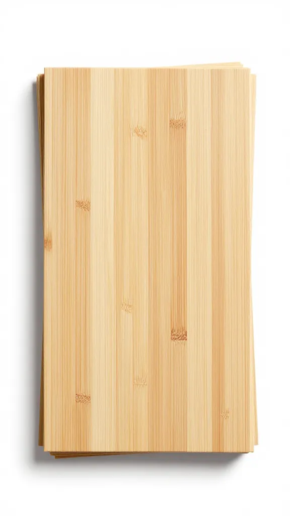 Clean wooden board, multiple stacks, minimal garnish, studio light