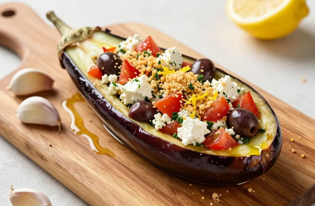 Gluten Free Mediterranean Stuffed Eggplant: Flavor Unleashed